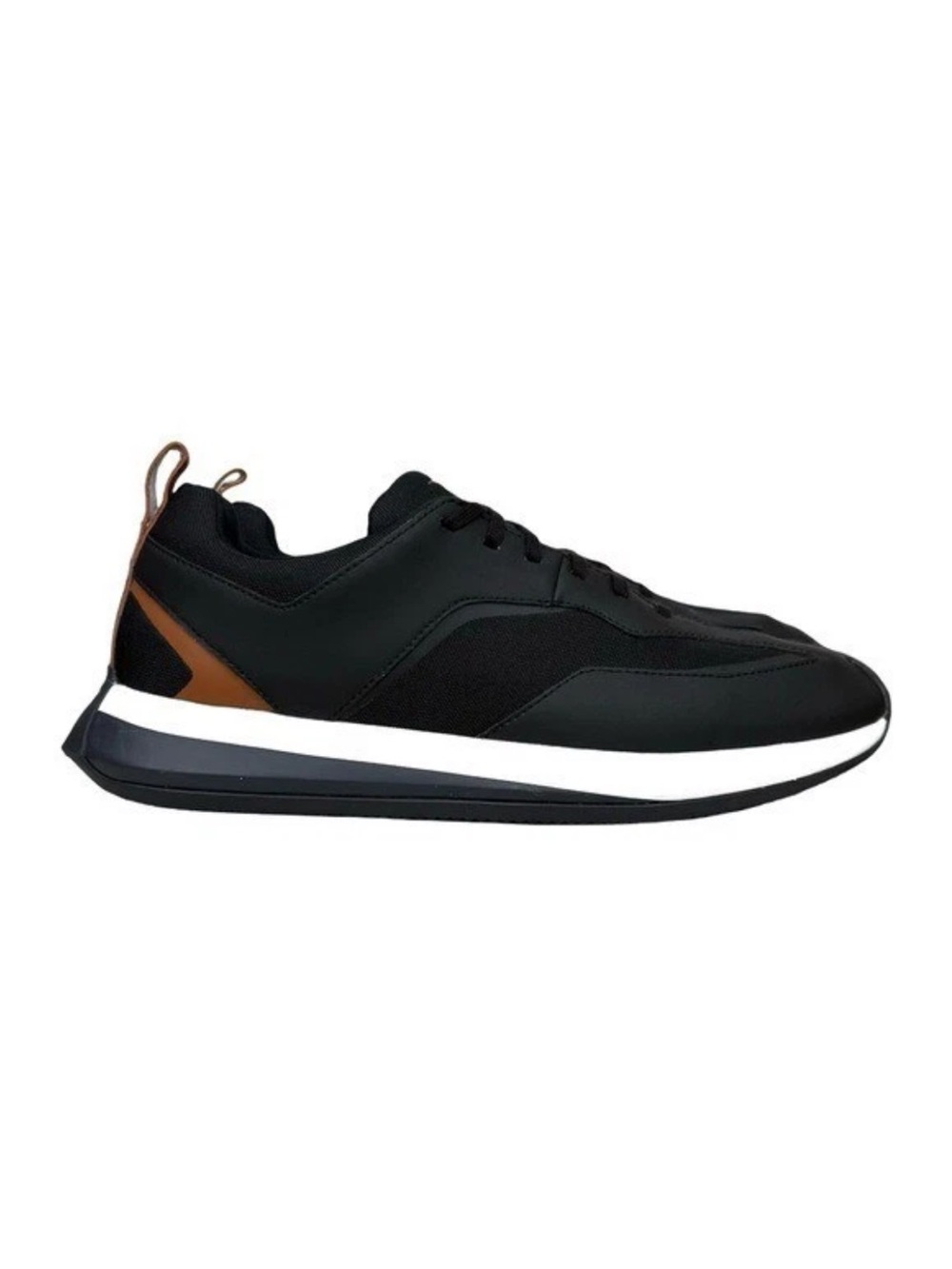 WOLF & SHEPHERD
Marathon Bolt Black & Tan
Sneakers Size 10 EUC